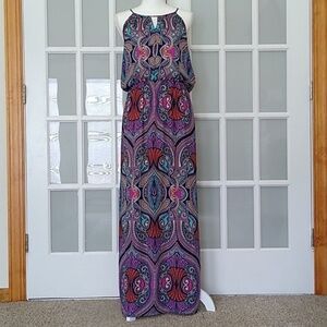 Evereve Allison Joy Maui Paisley Maxi Dress